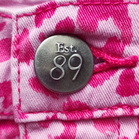 Place jeggings animal print pink girls' size 10 - Picture 6 of 8